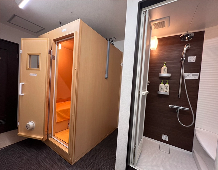 画像:ミストサウナ